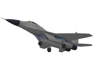 MiG-29A 3D Model preview