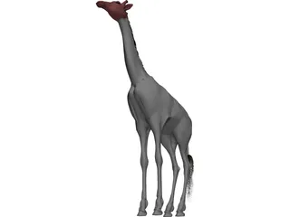 Giraffe 3D Model preview