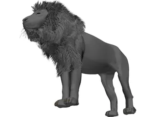 Lion 3D Model preview