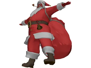 Santa Claus 3D Model preview