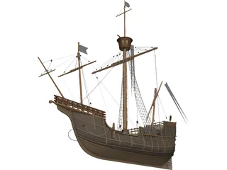 Santa Maria 3D Model preview