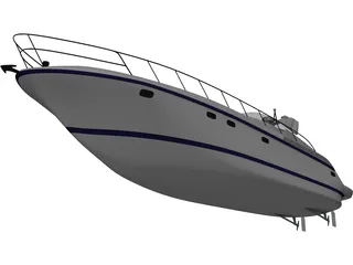 Sarnico 58 Yacht 3D Model preview