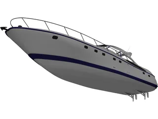 Sarnico 65 Yacht 3D Model preview