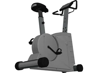 Exercise Cycle 3D Model preview