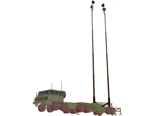 Patriot Antenna 3D Model preview