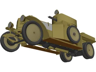 Rolls Royce Mk I (1941) 3D Model preview