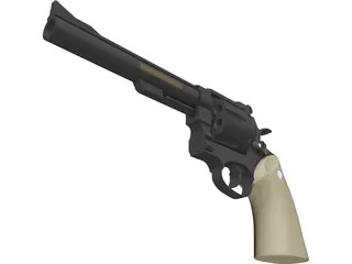 Smith&Wesson M29 3D Model preview