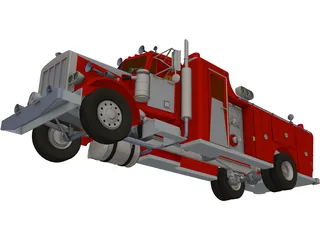 Peterbilt Firefight 3D Model preview