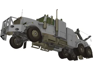 Wreck Recovery Truck 3D Model preview