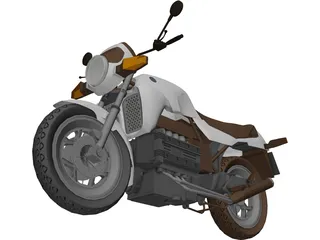 BMW K100 3D Model preview