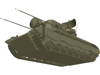 Flackpanzer Gepard 3D Model preview