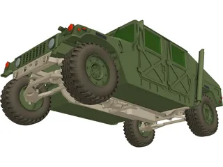 Hummer (1993) 3D Model preview