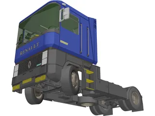 Renault Magnum 3D Model preview