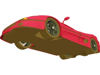 Ferrari F50 (1995) 3D Model preview