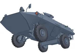 Mowag Piranha 4x4 3D Model preview