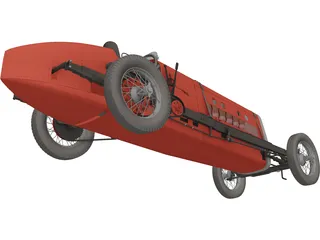 Fiat Mefistofele (1923) 3D Model preview