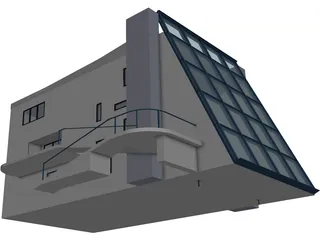 Villa 3D Model preview