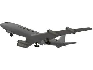 Boeing 707 3D Model preview
