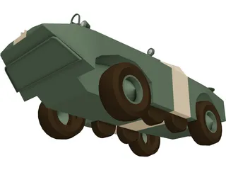 BRDM-1 3D Model preview