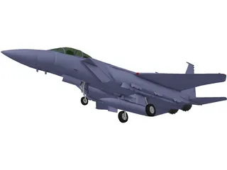 F-15E Strike Eagle 3D Model preview