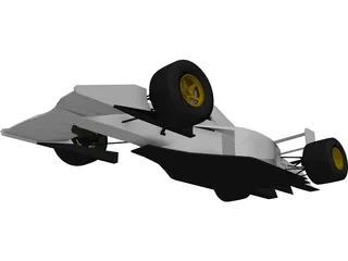 F1 Jordan 191 3D Model preview