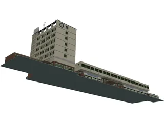 Station Kehl 3D Model preview