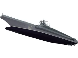 Kiev Russian Aircraft Carrier 3D Model preview