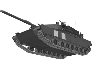M1A2 Abrams 3D Model preview