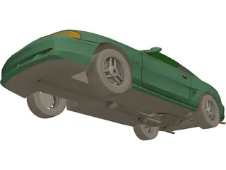 Ford Mustang GT (1994) 3D Model preview