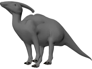 Parasaulophus 3D Model preview