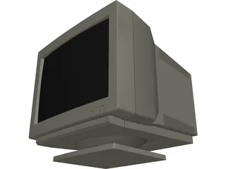 Monitor 3D Model preview