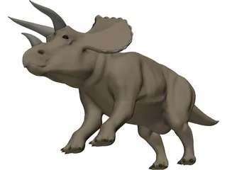 Triceratops 3D Model preview