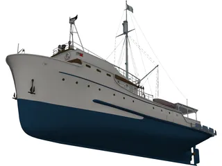 Tuna Clipper 3D Model preview