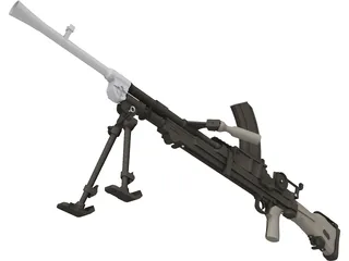 303 Bren MK1 Machinegun 3D Model preview
