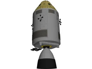 Apollo Spacecraft 3D Model preview