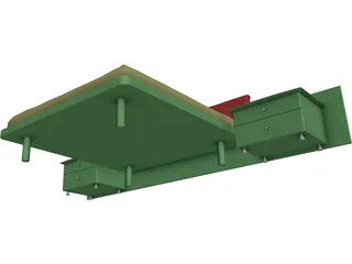 Bed 3D Model preview