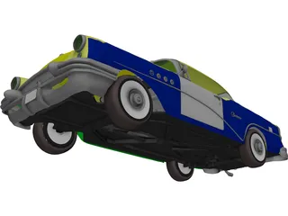 Buick Century (1957) 3D Model preview