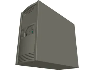 Case Mini Tower 3D Model preview