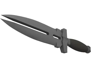Dagger Double Shadow 3D Model preview