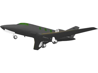 Dassault Falcon 3D Model preview