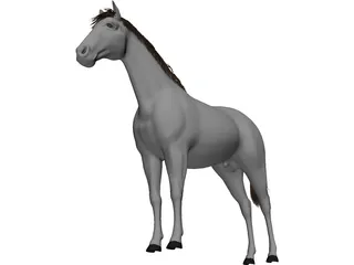 Horse 3D Model preview