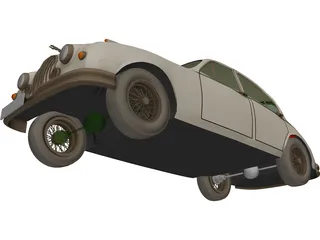 Jaguar Mark II (1962) 3D Model preview