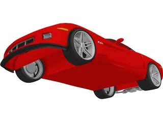 Chevrolet Corvette Z06 (2007) 3D Model preview