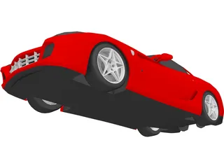 Ferrari 599 GTB Fiorano 3D Model preview