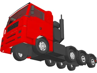 MAN Truck 3D Model preview