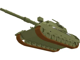 Leopard 3D Model preview