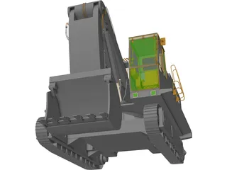 Liebherr R-96 3D Model preview