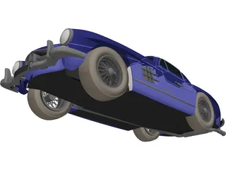 Mercedes-Benz 300 SL Coupe 3D Model preview