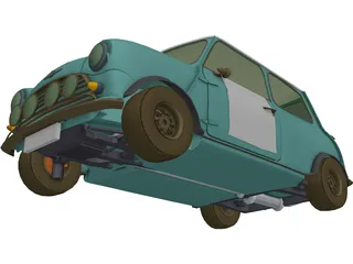 Mini Cooper S (1964) 3D Model preview
