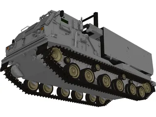 MLRS M270 3D Model preview
